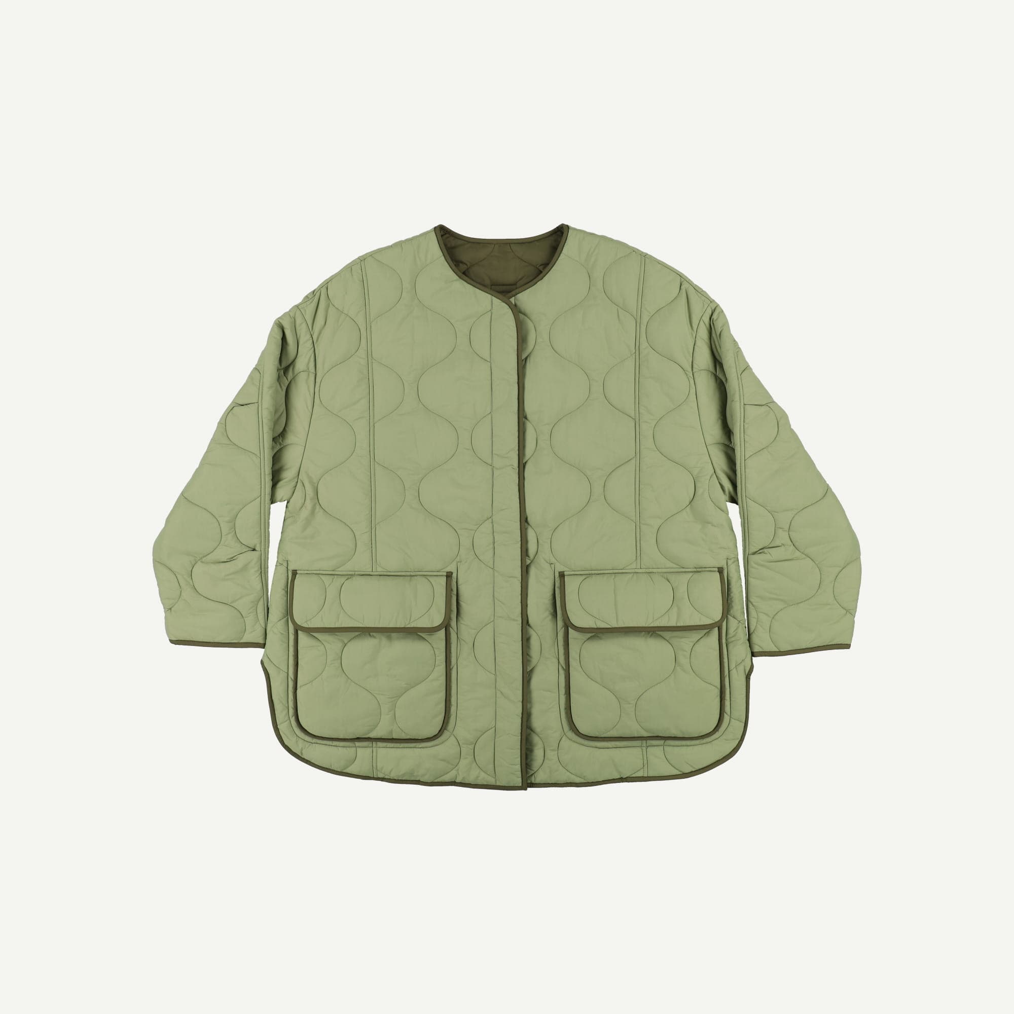 Oversized Reversible Quilted Jacket